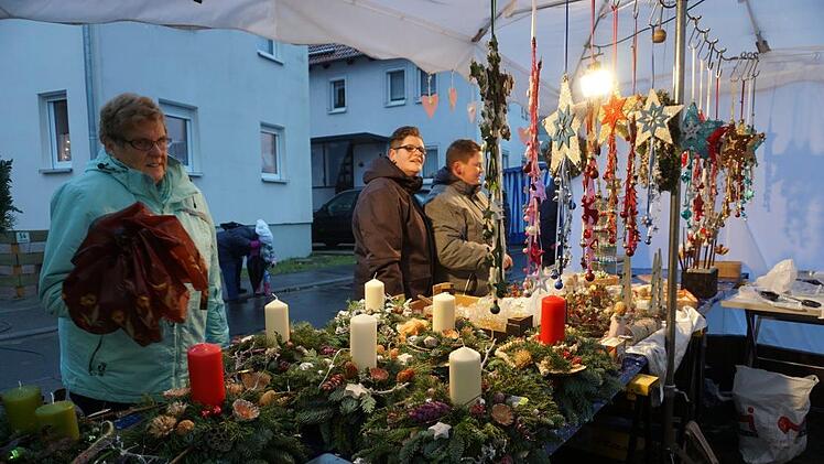 Weihnachtsmarkt in Langenleiten. Marion Eckert