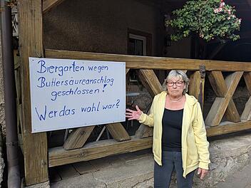 Schlimmer Gestank in Biergarten: Butters&auml;ure-Anschlag in G&ouml;&szlig;weinstein?