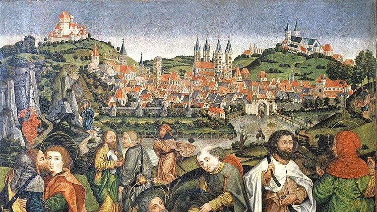 Es gibt viel zu entdecken, hier der Apostelabschied (um 1487) Foto: Museen der Stadt Bamberg