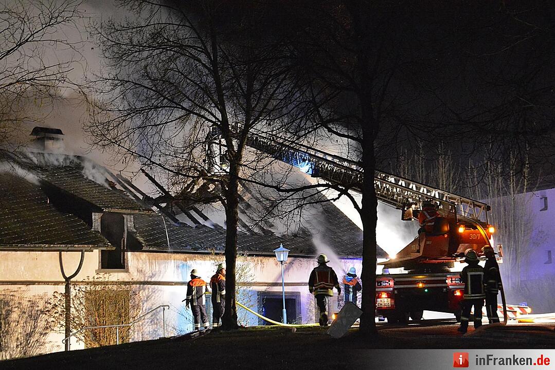 Brand im Kloster Maria Bildhausen