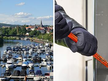 Ungebetene G&auml;ste auf Sportboot