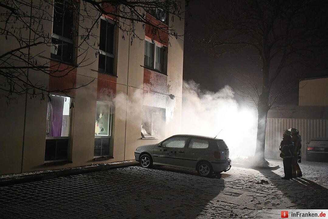 Brand in Gewerbegebiet in Bamberg