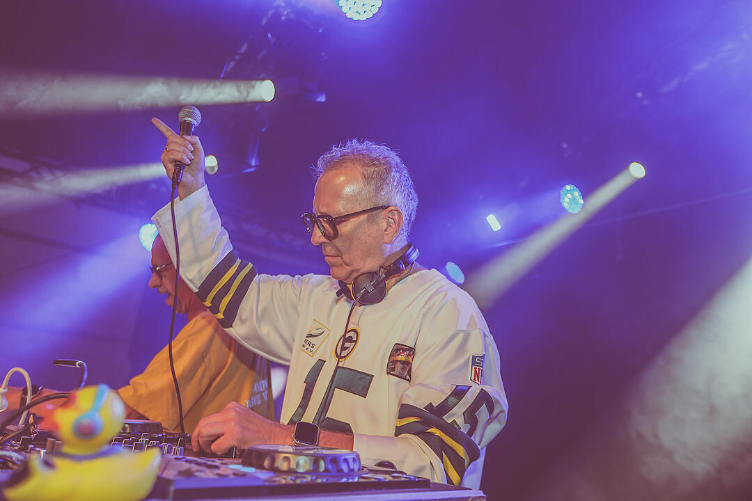 Mit Donny Vox & die Space Brothers, DJ Matze & Franky