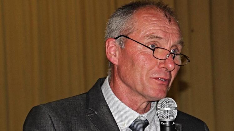 Alois Kraus, Vizepräsident des BBV in Unterfranken bei seiner Rede