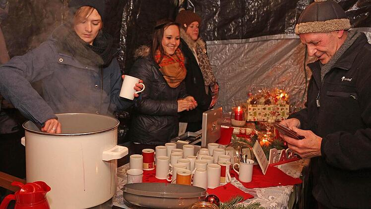 Der dänische Glögg gehörte zu den Getränkespezialitäten des Marktes.