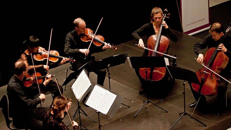 Ein Streichsextett aus Mitgliedern der Bamberger Symphoniker beeindruckte beim Gastspiel in Coburg. Foto: Jochen Berger