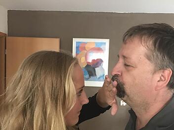 Vater Michael Busch und seine Tochter Nicola. Foto: Busch
