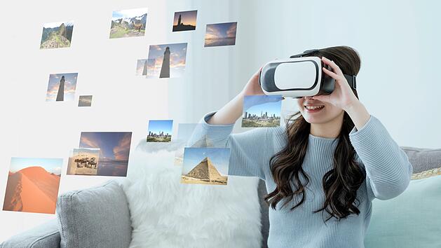 VR-Brille, virtuelle Realität, virtual reality