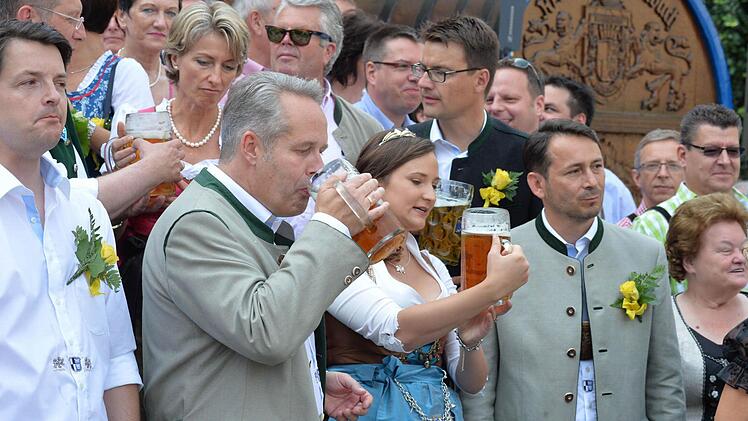 Die Kulmbacher Bierwoche hat begonnen. Foto: Ronald Rinklef