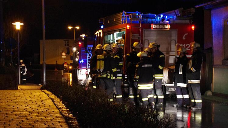 Brand in Friesen. Foto: Marco Meißner