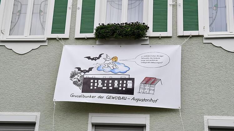Anwohnerprotest in Karikatur-Form Foto: Ronald Rinklef