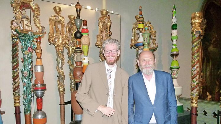 Die Kuratoren Holger Kempkens (links) und Alexander Ochs präsentieren alte und neue Kunst. Foto: Marion Krüger-Hundrup