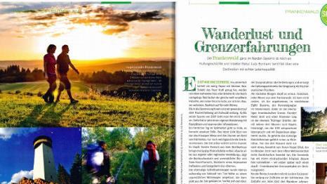 Der Frankenwald inspiriert die Wanderer. Foto: PR