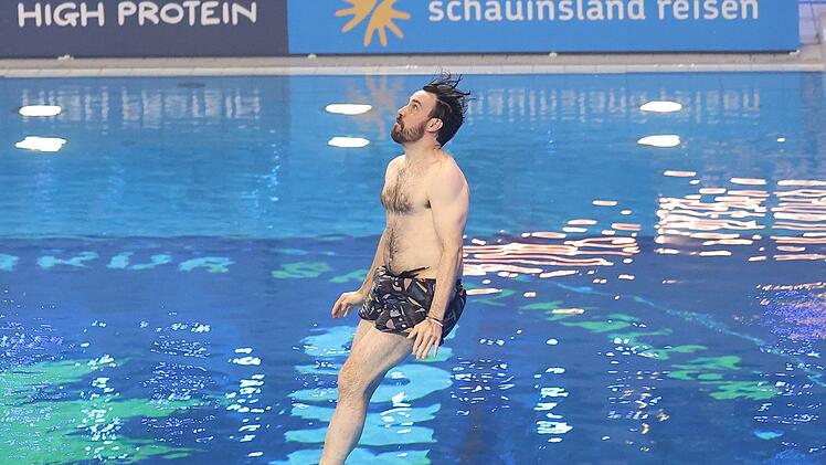 Die andere Seite austesten: Moderator Jan K&ouml;ppen trat schon beim "RTL Turmspringen" an.