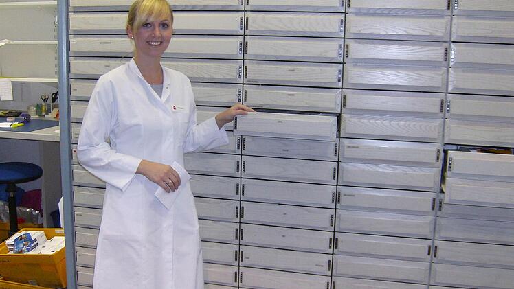 Daniela Witte hat kein Problem damit, dass nun ein Automat im Keller arbeitet.