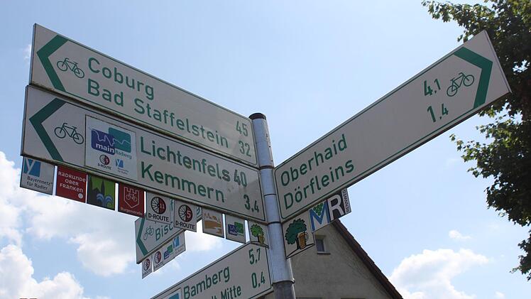 Radwege von Hallstadt aus in die Aktivregion Oberfranken. Foto: Anna-Lena Deuerling