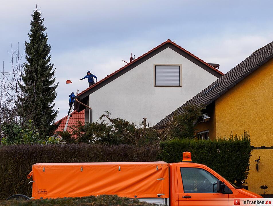 Tornado in Kürnach - Tag danach