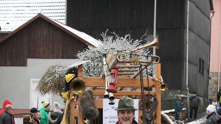 Eichhölzer Kleinspur-Faschingszug in Geroda 2018. Foto: Gabriele Sell