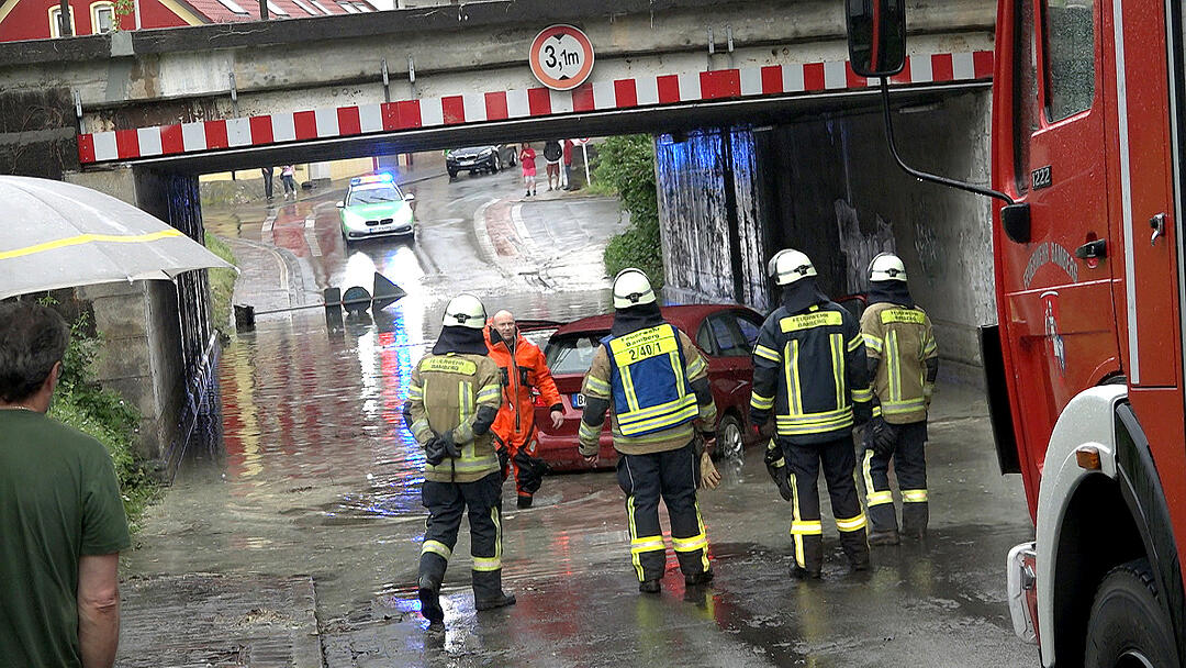 Starkregen und Hagel: Unwetter über Bamberg