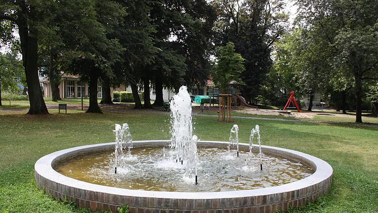 Der Rupperts-Brunnen im Kulmbacher Stadtpark. Foto: Erich Olbrich