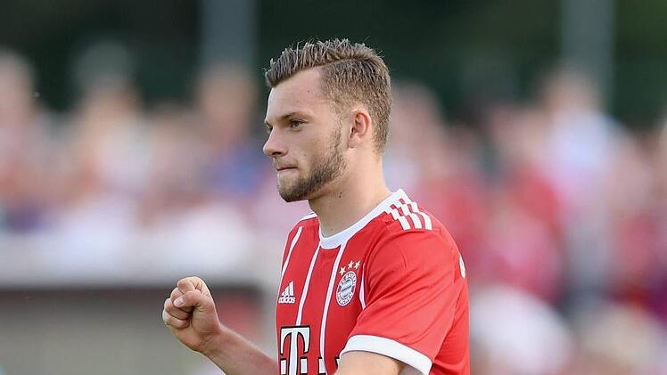 Der 18-j&auml;hrige Manuel Wintzheimer aus Arnstein durfte in Shanghai im Bayernteam gegen den FC Arsenal st&uuml;rmen. Foto: Markus Ulmer, Imago