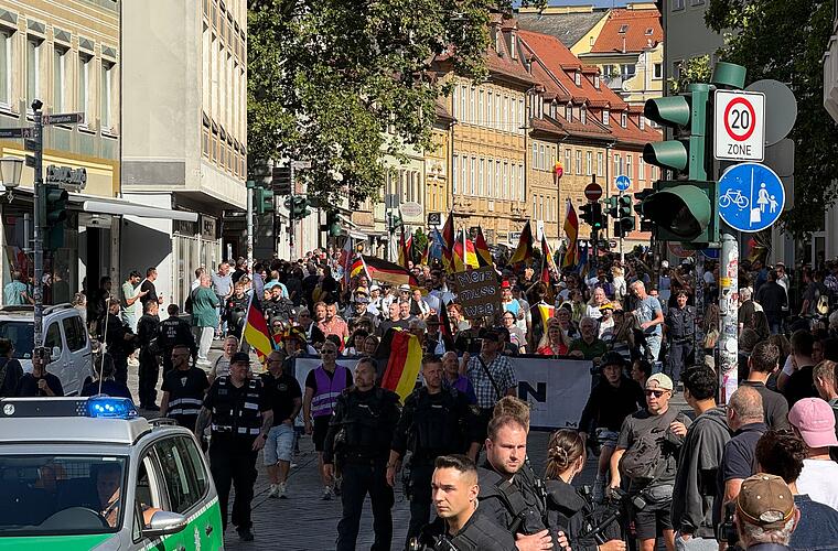 Großdemo von Projekt M1llion in Bamberg: So lief der Protest am Samstag