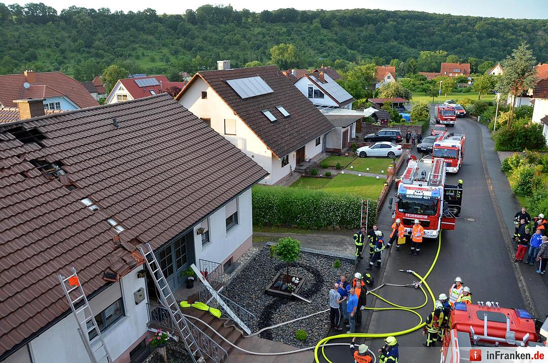 Aura an der Saale: Acht Verletzte bei Brand
