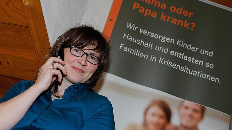 Barbara Schramm bei der Arbeit Foto: Matthias Hoch
