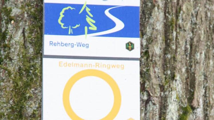 Der Edelmann-Ringweg führt unmittelbar am Nagelsbrunnen vorbei - und seit neuestem auch ein "Frankenwald-Steigla". Foto: Katrin Geyeer