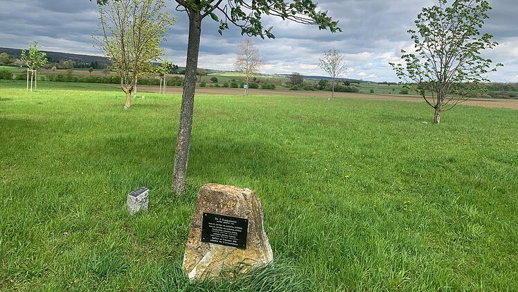 Grenzstein zwischen Sennfeld und Gochsheim in Unterfranken