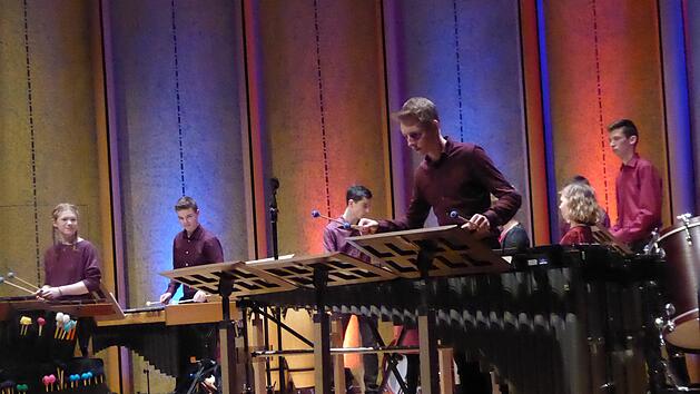 Der "Zauber der Marimba" im Regentenbau. Thomas Ahnert