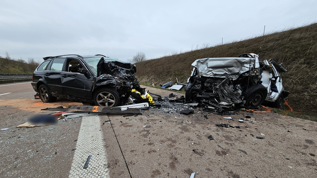 Geisterfahrerunfall auf der A38 bei Querfurt