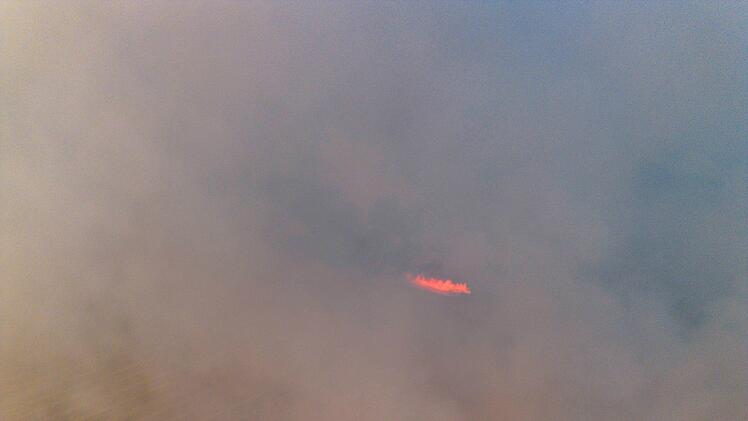 Waldbrand in der Gohrischheide