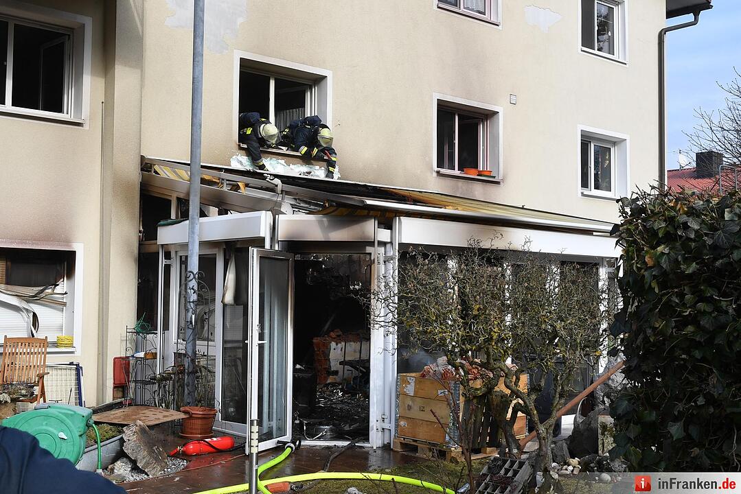Zimmerbrand in Bischberg