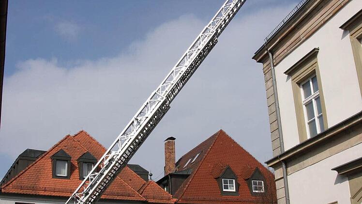 Mit der Drehleiter hoch hinaus