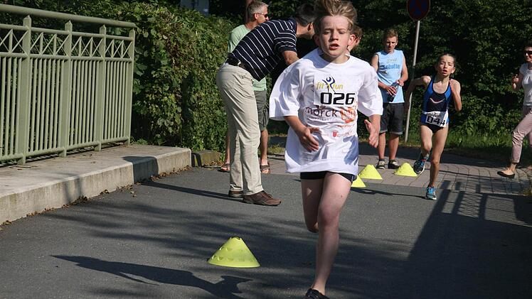 Voll motiviert sprintet der Youngster los.