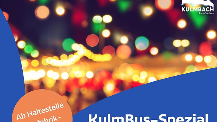 Kulmbach bietet Sonderfahrten mit dem "KulmBus" an - auch beim Altstadtfest