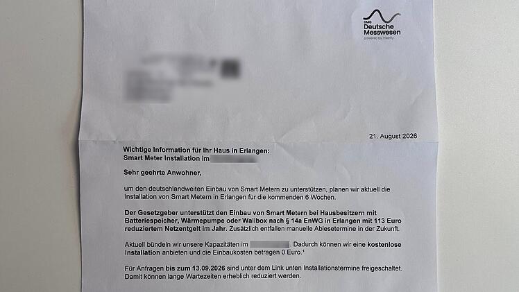 Post zu Installation von Smart Metern von Deutschen Messwesen