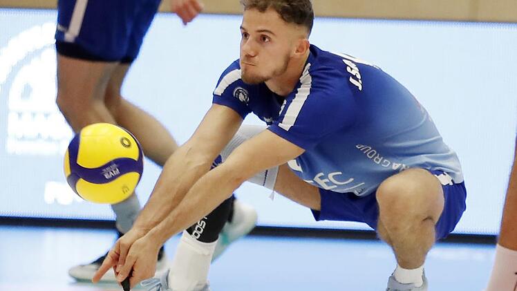 Jonas Sagstetter und die Heitec Volleys hoffen auf Punkte gegen Rottenburg. Daniel L&ouml;b