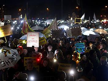 Demonstrationen gegen rechts - M&uuml;nchen