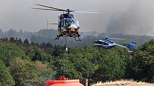 Waldbrand im H&uuml;rtgenwald