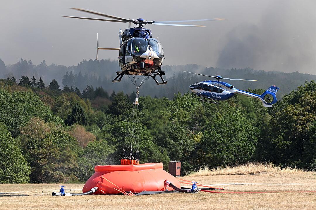 Waldbrand im H&uuml;rtgenwald