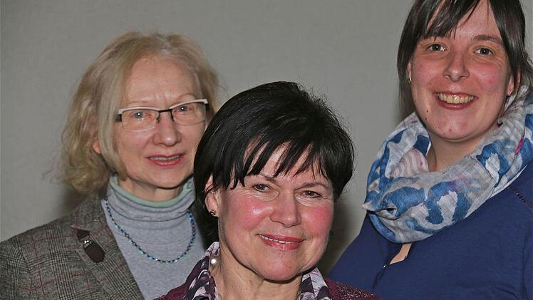 Erna Sell, Annemarie Binder und Kerstin Körber  Foto: Gerd Schaar