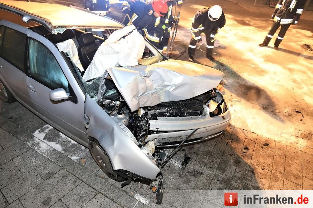 Verkehrsunfall an Coburger Bahnhof