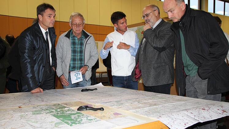 Info-Forum zu Südlink am 27. Oktober 2016 in Oberthulba, Landkreis Bad Kissingen. Foto: Ulrike Müller