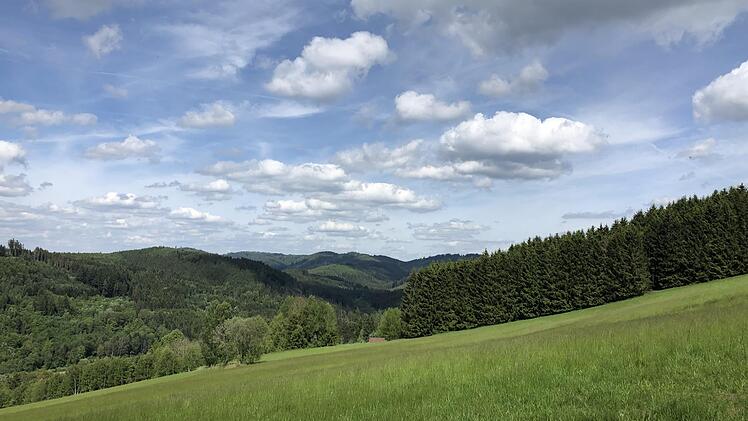 Herrliche Aussichten über Täler und Berge des Rodachtales hinweg waren den Teilnehmern garantiert.