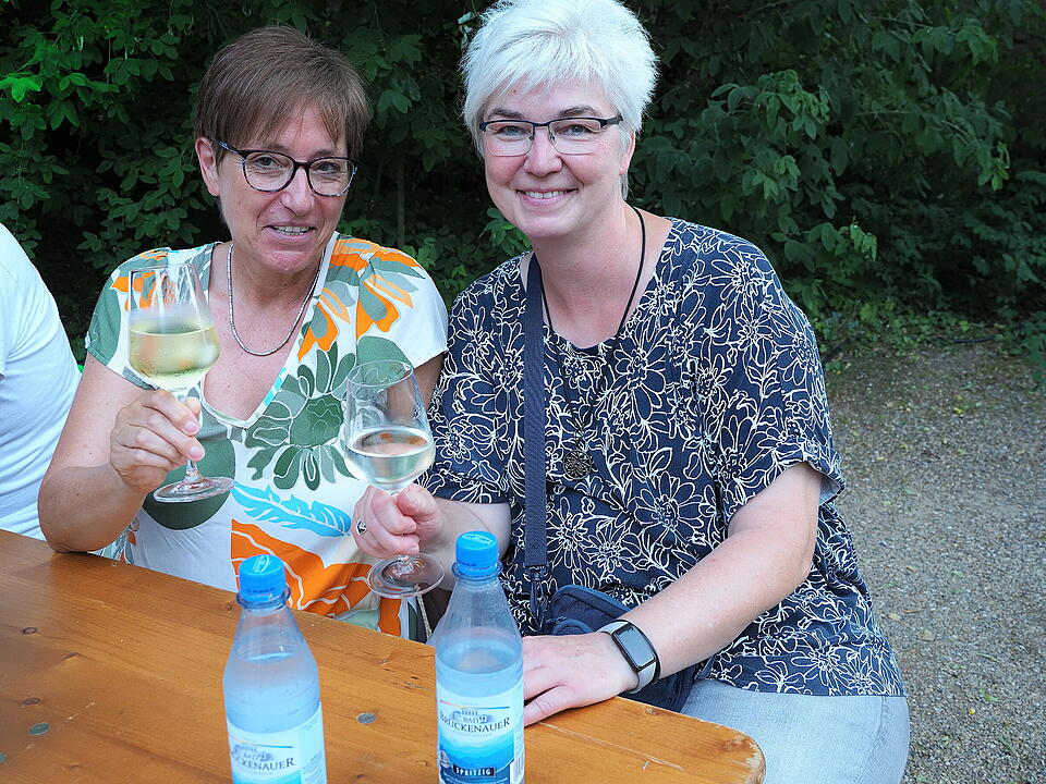 Das Fest fand im Schlosspark statt.