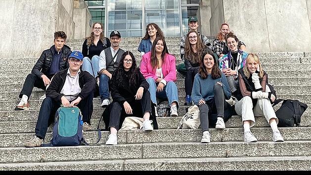 Die Jugendbildungsfahrt nach Berlin begeisterte alle Teilnehmer.