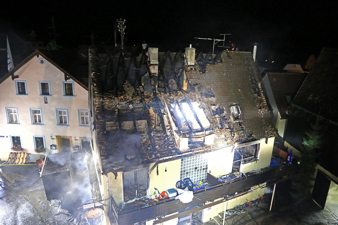 Asylunterkunft in Gößweinstein brennt