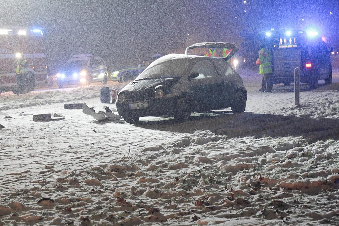 Schneechaos in Nürnberg: ein Toter bei Unfall